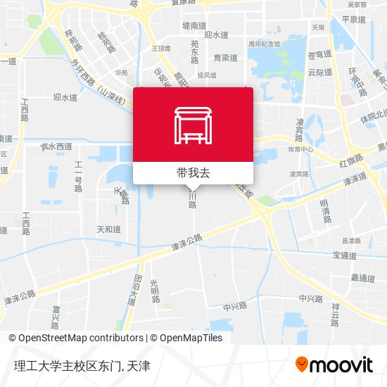 理工大学主校区东门地图