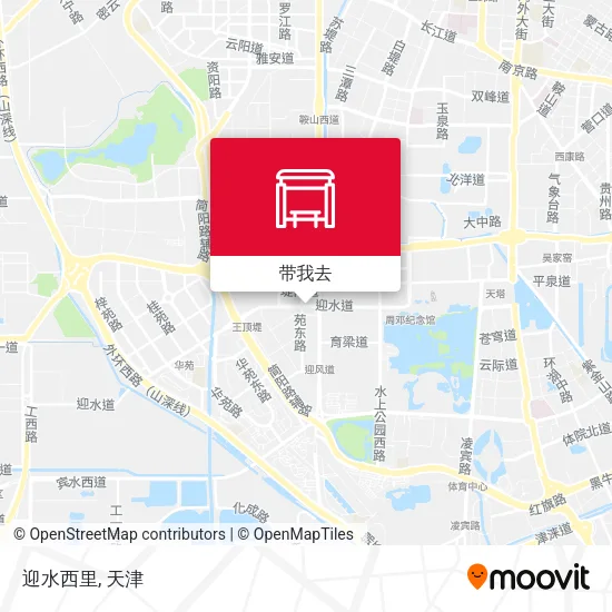 迎水西里地图