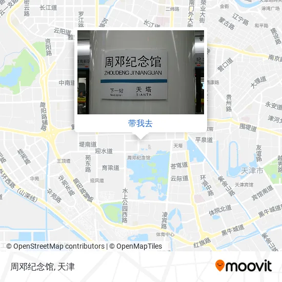 周邓纪念馆地图