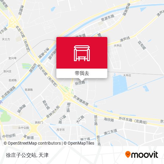 徐庄子公交站地图