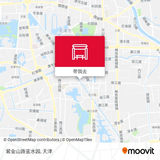 紫金山路蓝水园地图