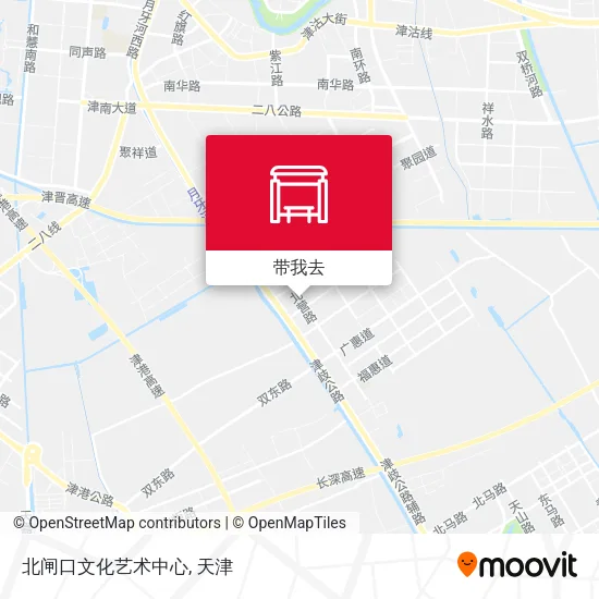 北闸口文化艺术中心地图
