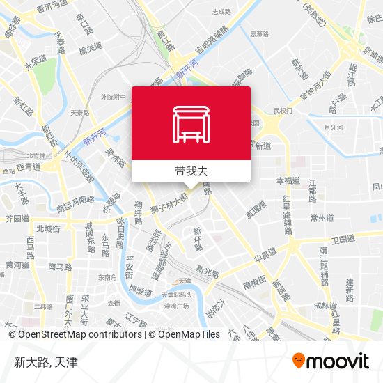 新大路地图