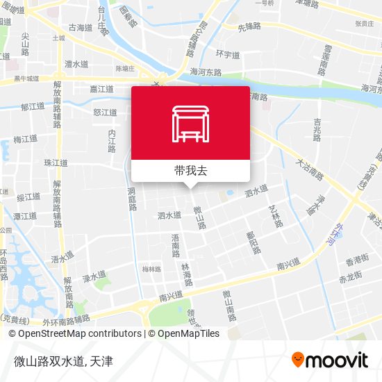 微山路双水道地图