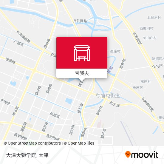 天津天狮学院地图