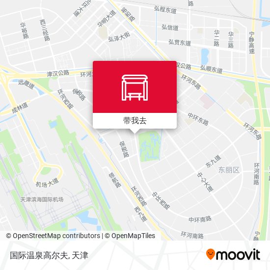 国际温泉高尔夫地图
