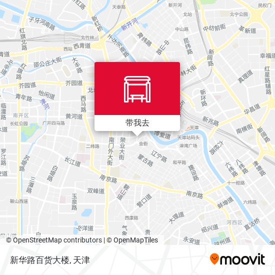 新华路百货大楼地图