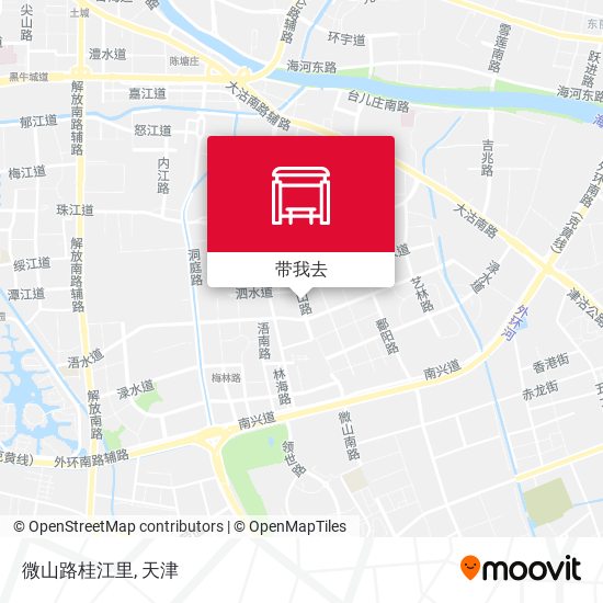 微山路桂江里地图