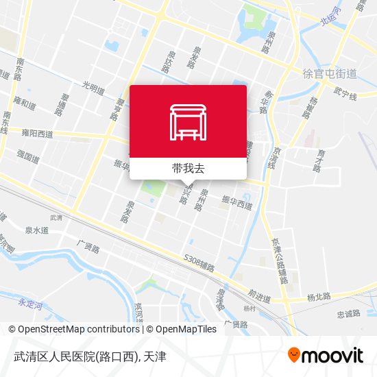 武清区人民医院(路口西)地图