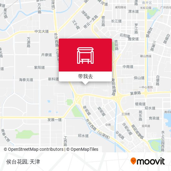 侯台花园地图