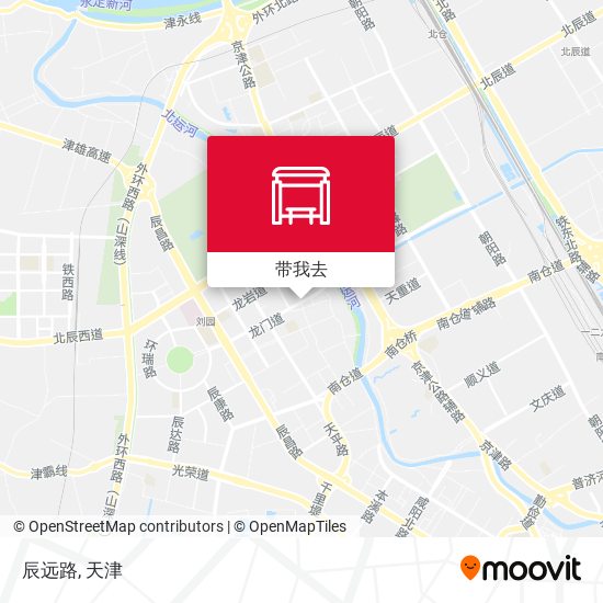 辰远路地图