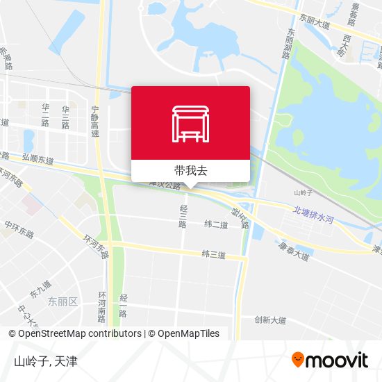 山岭子地图