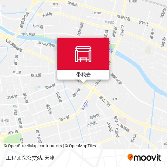 工程师院公交站地图
