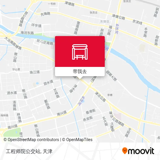 工程师院公交站地图