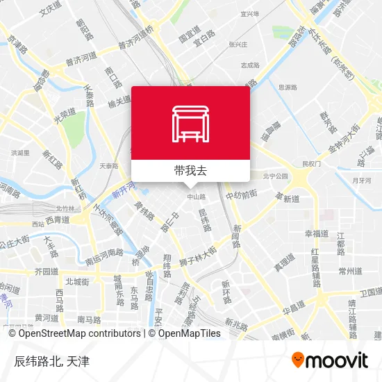 辰纬路北地图