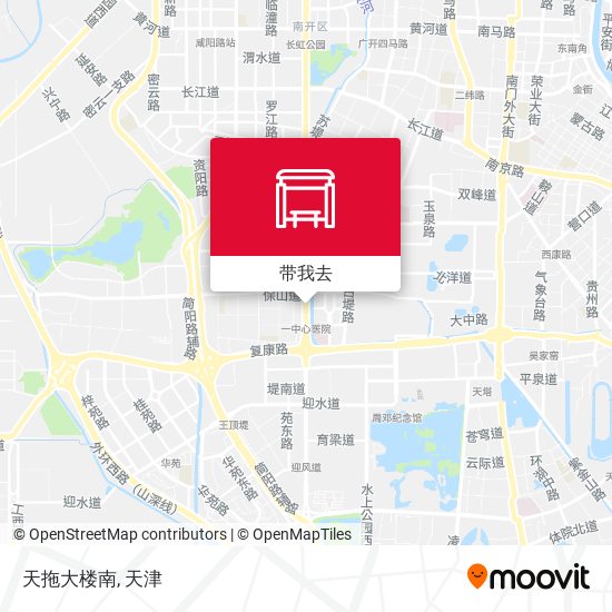 天拖大楼南地图