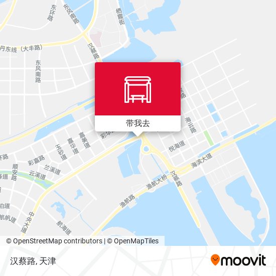 汉蔡路地图
