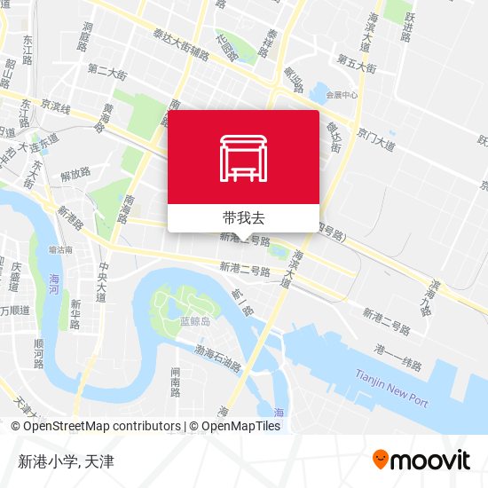 新港小学地图