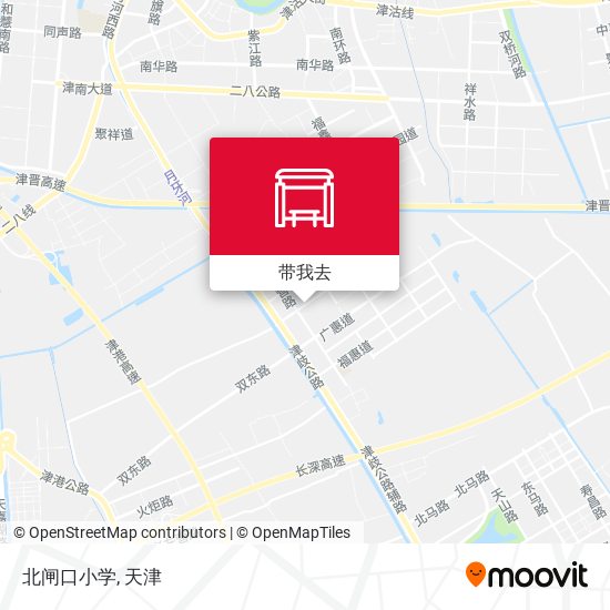 北闸口小学地图