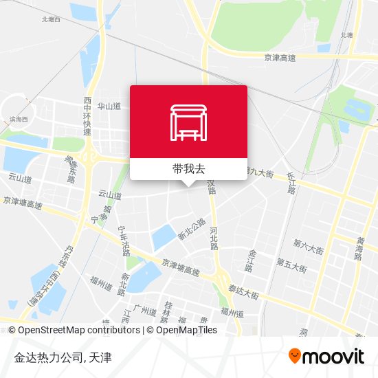 金达热力公司地图