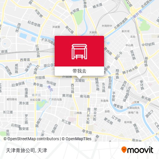 天津青旅公司地图