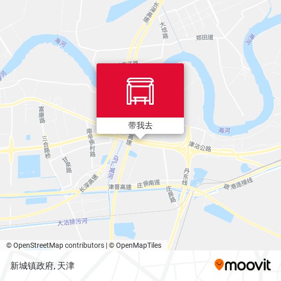 新城镇政府地图