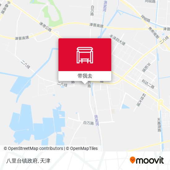 八里台镇政府地图