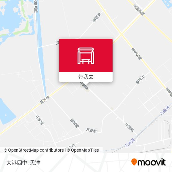 大港四中地图