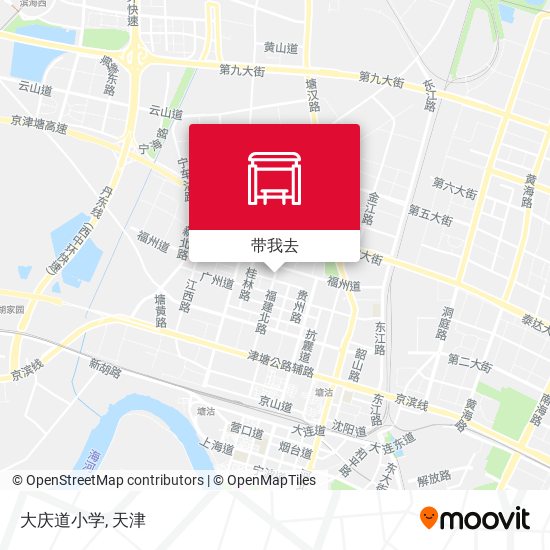 大庆道小学地图