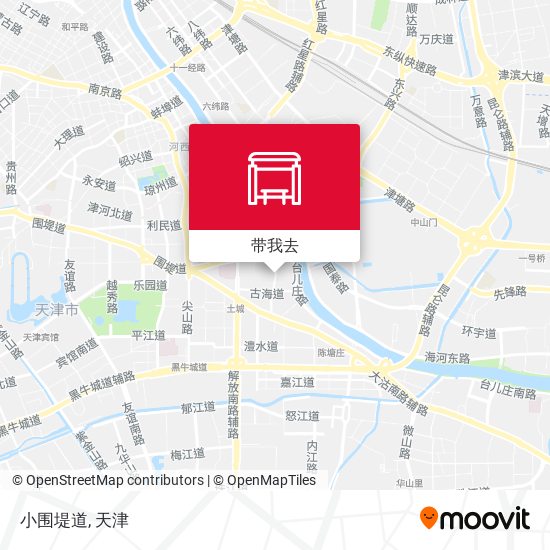 小围堤道地图