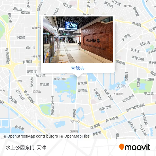 水上公园东门地图