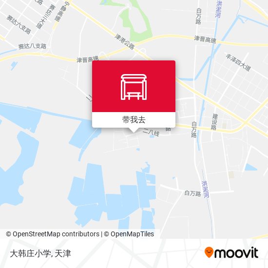 大韩庄小学地图
