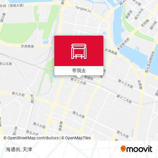 海通街地图