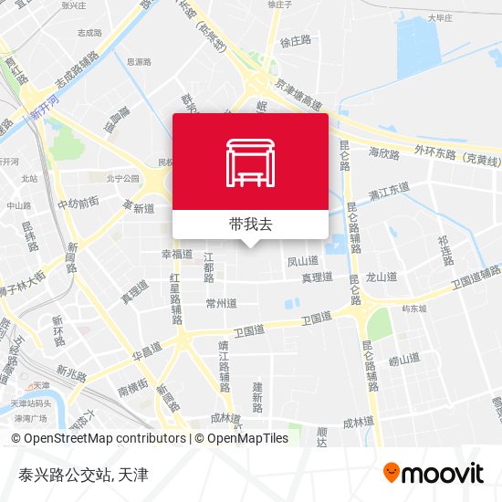 泰兴路公交站地图