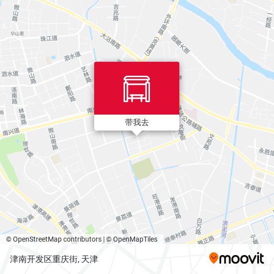 津南开发区重庆街地图