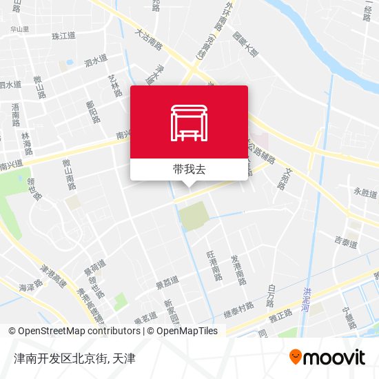 津南开发区北京街地图