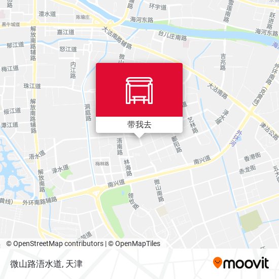 微山路浯水道地图