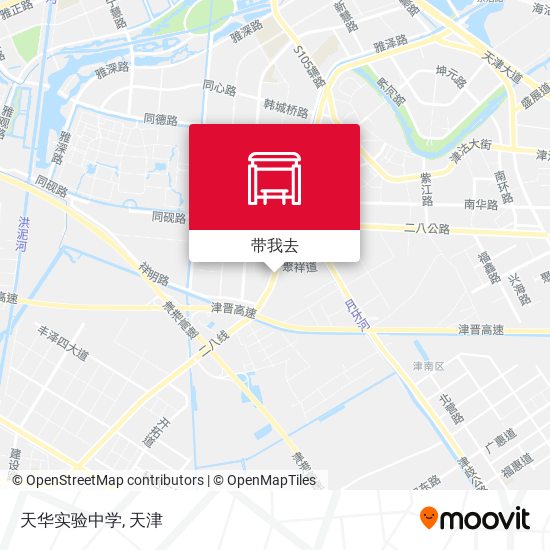 天华实验中学地图
