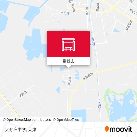 大孙庄中学地图