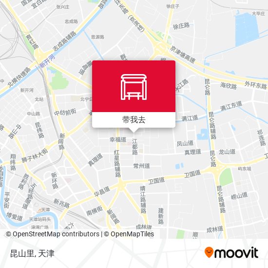 昆山里地图