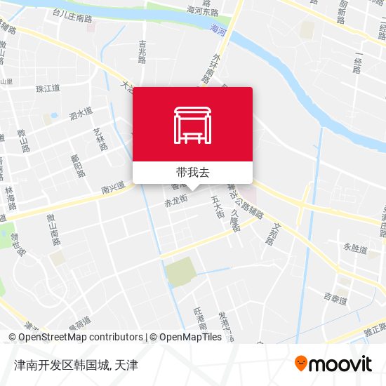 津南开发区韩国城地图