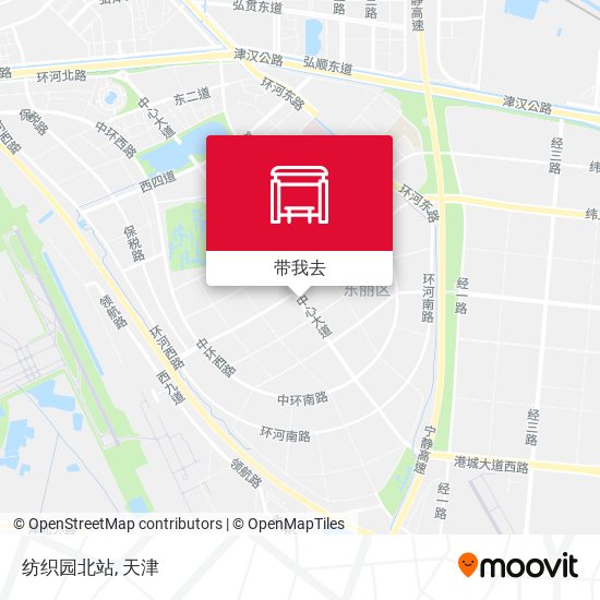 纺织园北站地图