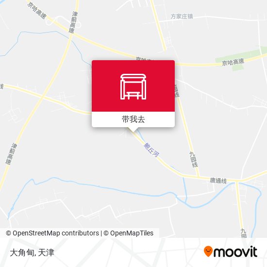 大角甸地图