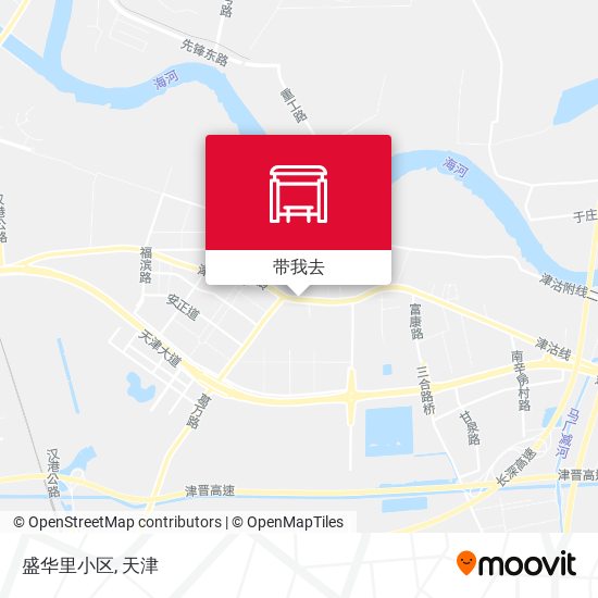 盛华里小区地图