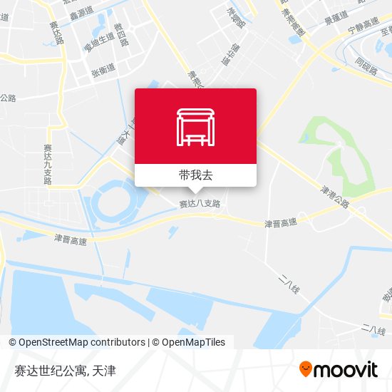 赛达世纪公寓地图