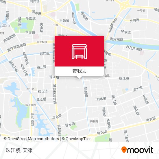 珠江桥地图