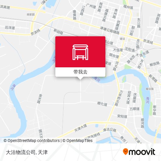 大沽物流公司地图