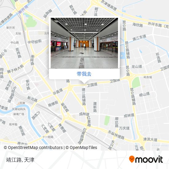 靖江路地图