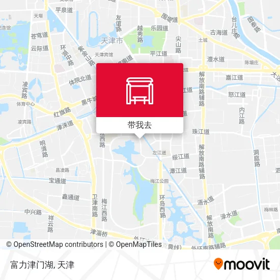 富力津门湖地图