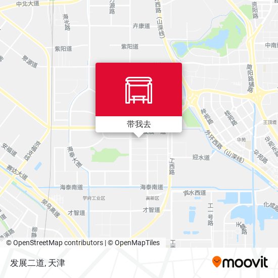 发展二道地图
